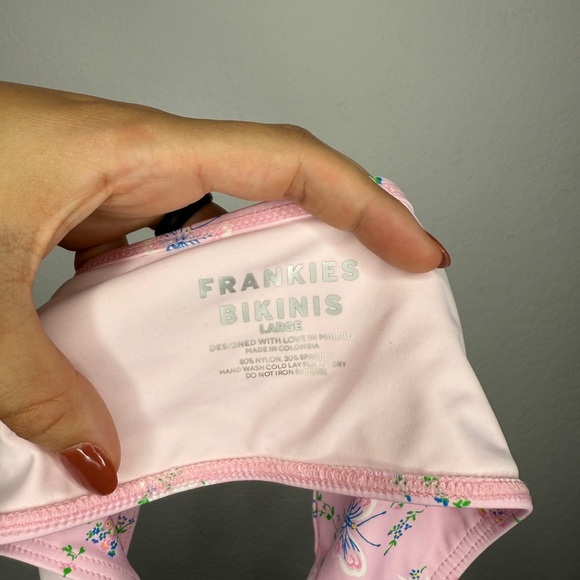 Frankie’s Bikinis Fairytale Dallas Top Isabella Bottom Size L New with Tags - Picture 5 of 12